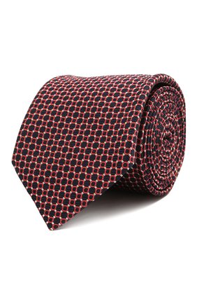 Мужской шелковый галстук CORNELIANI красного цвета по цене 12950 руб., арт. 87U302-1120314/00 | Фото 1 Мужской шелковый галстук CORNELIANI красного цвета, арт. 87U302-1120314/00 | Фото 1
