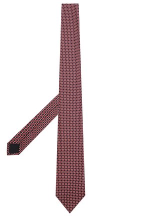 Мужской шелковый галстук CORNELIANI красного цвета по цене 12950 руб., арт. 87U302-1120314/00 | Фото 2 Мужской шелковый галстук CORNELIANI красного цвета, арт. 87U302-1120314/00 | Фото 2