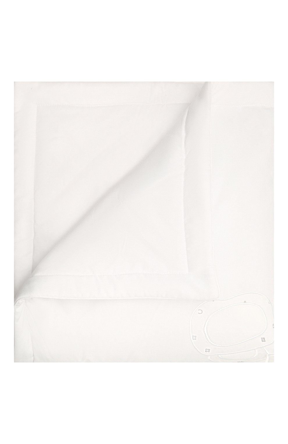 Детского одеяло GIVENCHY белого цвета, арт. H90082 | Фото 1 (Материал: Текстиль, Хлопок; Региональные ограничения белый список (Axapta Mercury): RU)