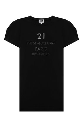 Детское платье из вискозы KARL LAGERFELD KIDS черного цвета по цене 14250 руб., арт. Z12176 | Фото 1 Детское платье из вискозы KARL LAGERFELD KIDS черного цвета, арт. Z12176 | Фото 1 (Материал внешний: Вискоза; Рукава: Короткие; Девочки Кросс-КТ: Платье-одежда; Случай: Повседневный; Региональные ограничения белый список (Axapta Mercury): RU; Ростовка одежда: 9 лет | 134 см, 12 лет | 152 см, 13 - 15 лет | 158 см, 16 лет | 164 см, 7 лет | 122 см)