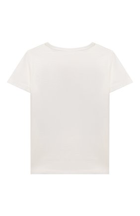 Детская хлопковая футболка STELLA MCCARTNEY белого цвета по цене 4320 руб., арт. 602652/SQJ97 | Фото 2 Детская хлопковая футболка STELLA MCCARTNEY белого цвета, арт. 602652/SQJ97 | Фото 2