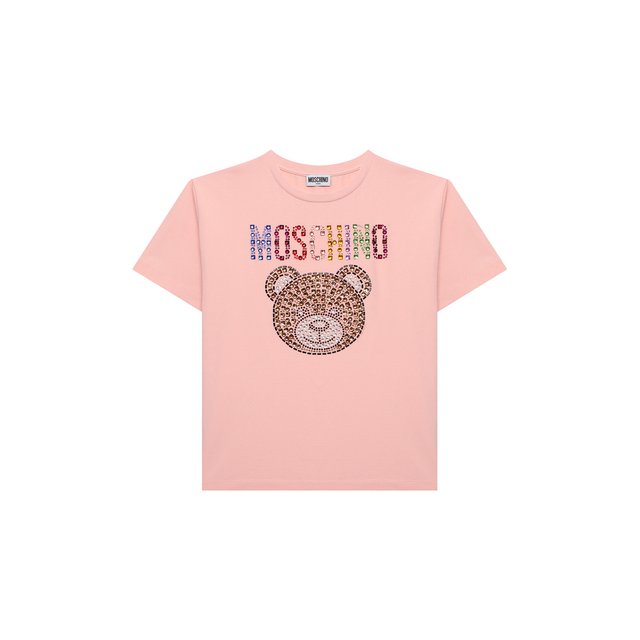 Хлопковая футболка Moschino HFM02T/LBA10/10A-14A
