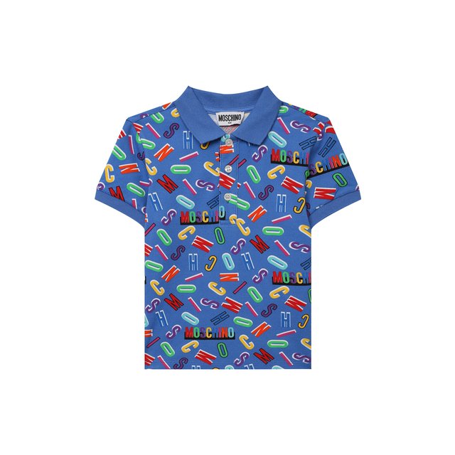 фото Хлопковое поло moschino