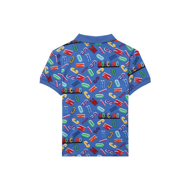 фото Хлопковое поло moschino