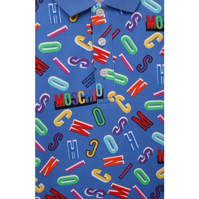фото Хлопковое поло moschino