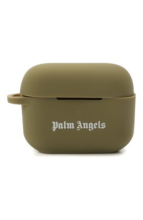 Чехол для airpods pro PALM ANGELS хаки цвета по цене 5280 руб., арт. PMZA004S21PLA0015601 | Фото 1 Чехол для airpods pro PALM ANGELS хаки цвета, арт. PMZA004S21PLA0015601 | Фото 1