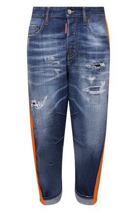 Женские джинсы DSQUARED2 темно-синего цвета по цене 72200 руб., арт. S75LB0506/S30342 | Фото 1 Женские джинсы DSQUARED2 темно-синего цвета, арт. S75LB0506/S30342 | Фото 1