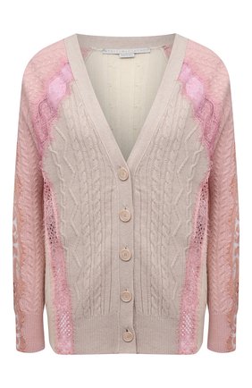 Женский шерстяной кардиган STELLA MCCARTNEY бежевого цвета по цене 119000 руб., арт. 602885/S2237 | Фото 1 Женский шерстяной кардиган STELLA MCCARTNEY бежевого цвета, арт. 602885/S2237 | Фото 1