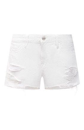 Женские джинсовые шорты FRAME DENIM белого цвета по цене 23400 руб., арт. LGGSHRA171 | Фото 1 Женские джинсовые шорты FRAME DENIM белого цвета, арт. LGGSHRA171 | Фото 1