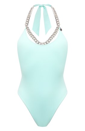 Женский слитный купальник STELLA MCCARTNEY голубого цвета по цене 39950 руб., арт. S7BG81210 | Фото 1 Женский слитный купальник STELLA MCCARTNEY голубого цвета, арт. S7BG81210 | Фото 1
