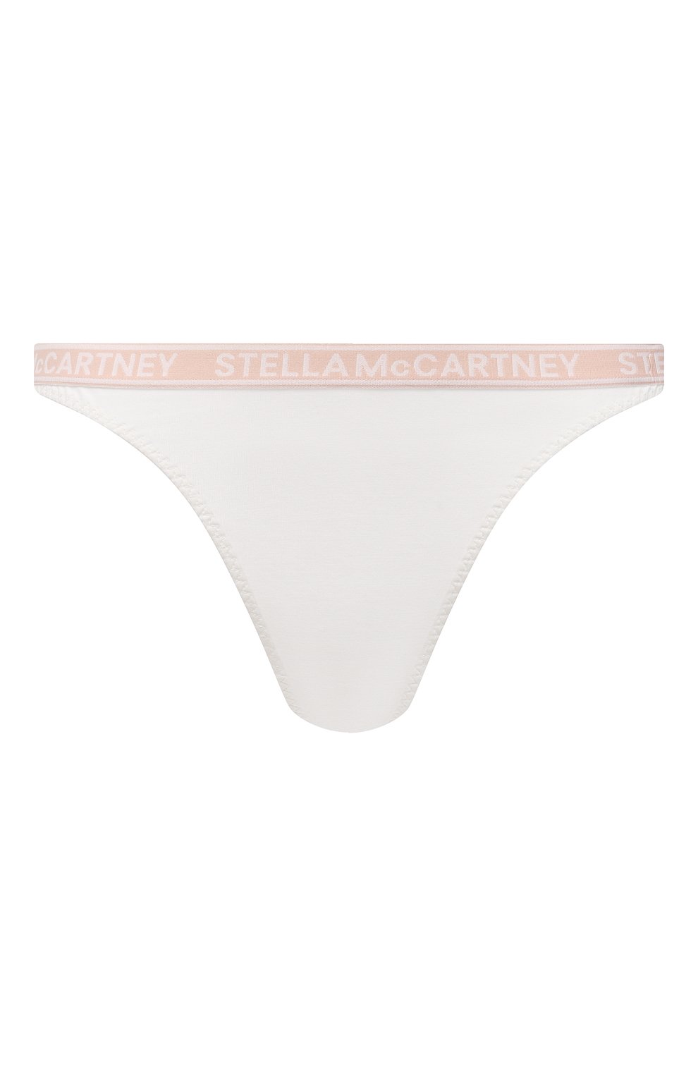 Женские хлопковые трусы-стринги STELLA MCCARTNEY белого цвета, арт. S6L290780 | Фото 1