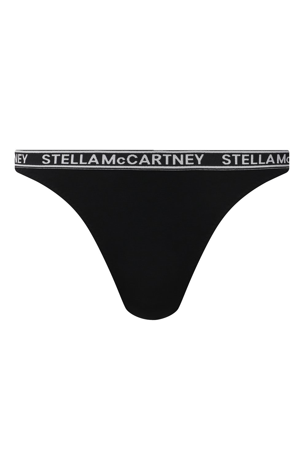 Женские хлопковые трусы-стринги STELLA MCCARTNEY черного цвета, арт. S6L290780 | Фото 1