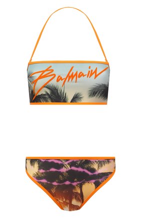 Женский раздельный купальник BALMAIN оранжевого цвета по цене 46650 руб., арт. BKBAF0290 | Фото 1 Женский раздельный купальник BALMAIN оранжевого цвета, арт. BKBAF0290 | Фото 1