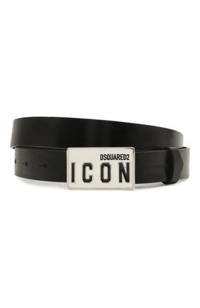 Женский кожаный ремень DSQUARED2 черного цвета по цене 17200 руб., арт. BEW0239 12900001 | Фото 1 Женский кожаный ремень DSQUARED2 черного цвета, арт. BEW0239 12900001 | Фото 1