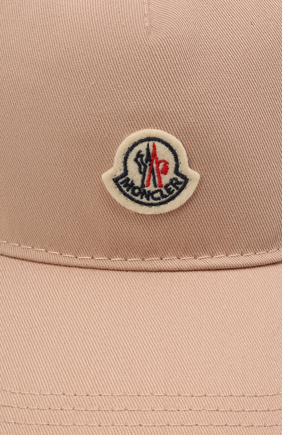 Женская хлопковая бейсболка MONCLER розового цвета, арт. G1-093-3B703-10-V0006 | Фото 3 (Материал: Текстиль, Хлопок)