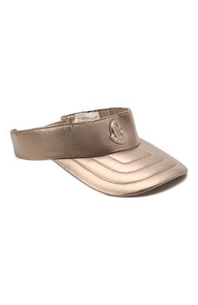 Женский козырек MONCLER бронзового цвета по цене 17200 руб., арт. G1-093-3B747-00-53A48 | Фото 1 Женский козырек MONCLER бронзового цвета, арт. G1-093-3B747-00-53A48 | Фото 1