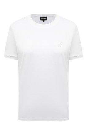Женская хлопковая футболка GIORGIO ARMANI белого цвета по цене 31250 руб., арт. 3KAM56/AJVIZ | Фото 1 Женская хлопковая футболка GIORGIO ARMANI белого цвета, арт. 3KAM56/AJVIZ | Фото 1