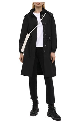 Женская хлопковая футболка GIORGIO ARMANI белого цвета по цене 31250 руб., арт. 3KAM56/AJVIZ | Фото 2 Женская хлопковая футболка GIORGIO ARMANI белого цвета, арт. 3KAM56/AJVIZ | Фото 2