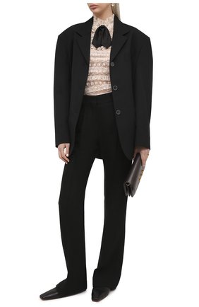 Женский хлопковый топ SAINT LAURENT светло-бежевого цвета по цене 157500 руб., арт. 640865/Y4C11 | Фото 2 Женский хлопковый топ SAINT LAURENT светло-бежевого цвета, арт. 640865/Y4C11 | Фото 2