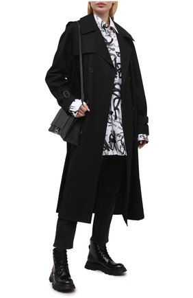 Женские кожаные ботинки ALEXANDER MCQUEEN черного цвета по цене 79950 руб., арт. 657569/WHZ80 | Фото 2 Женские кожаные ботинки ALEXANDER MCQUEEN черного цвета, арт. 657569/WHZ80 | Фото 2