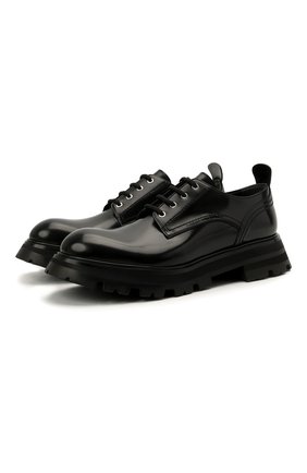 Женская кожаные ботинки ALEXANDER MCQUEEN черного цвета по цене 74600 руб., арт. 657568/WHZ80 | Фото 1 Женская кожаные ботинки ALEXANDER MCQUEEN черного цвета, арт. 657568/WHZ80 | Фото 1