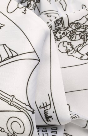 Женская повязка на голову EMILIO PUCCI белого цвета по цене 28800 руб., арт. 1EAI01/1E340 | Фото 3 Женская повязка на голову EMILIO PUCCI белого цвета, арт. 1EAI01/1E340 | Фото 3