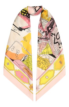Женский шелковый платок EMILIO PUCCI светло-розового цвета по цене 33000 руб., арт. 1EGB12/1EB12 | Фото 1 Женский шелковый платок EMILIO PUCCI светло-розового цвета, арт. 1EGB12/1EB12 | Фото 1