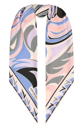 Женский шелковый платок EMILIO PUCCI сиреневого цвета по цене 33000 руб., арт. 1EGB62/1ET62 | Фото 1 Женский шелковый платок EMILIO PUCCI сиреневого цвета, арт. 1EGB62/1ET62 | Фото 1