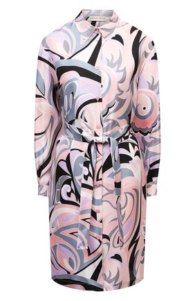 Женское шелковое платье EMILIO PUCCI розового цвета по цене 115000 руб., арт. 1ERG56/1E759 | Фото 1 Женское шелковое платье EMILIO PUCCI розового цвета, арт. 1ERG56/1E759 | Фото 1