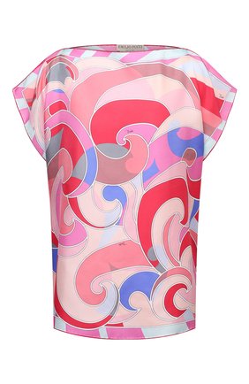 Женская шелковая блузка EMILIO PUCCI фуксия цвета по цене 41200 руб., арт. 1EWM70/1E826 | Фото 1 Женская шелковая блузка EMILIO PUCCI фуксия цвета, арт. 1EWM70/1E826 | Фото 1
