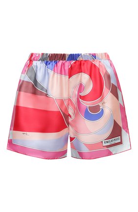 Женские шелковые шорты EMILIO PUCCI розового цвета по цене 57550 руб., арт. 1EWU30/1E824 | Фото 1 Женские шелковые шорты EMILIO PUCCI розового цвета, арт. 1EWU30/1E824 | Фото 1