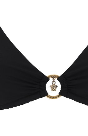 Женский треугольный бра VERSACE черного цвета по цене 37750 руб., арт. ABD10027/A232185 | Фото 2 Женский треугольный бра VERSACE черного цвета, арт. ABD10027/A232185 | Фото 2