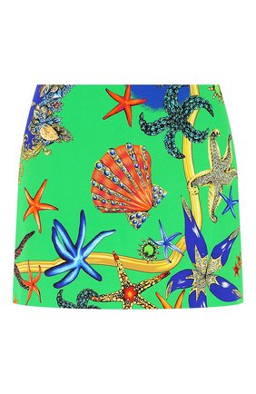 Женская юбка из вискозы VERSACE зеленого цвета по цене 52750 руб., арт. A89059/1F00958 | Фото 1 Женская юбка из вискозы VERSACE зеленого цвета, арт. A89059/1F00958 | Фото 1