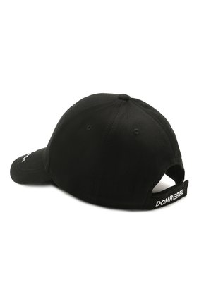 Мужской хлопковая бейсболка DOMREBEL черного цвета по цене 12950 руб., арт. RABBIT/CAP | Фото 3 Мужской хлопковая бейсболка DOMREBEL черного цвета, арт. RABBIT/CAP | Фото 3