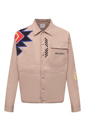 Мужская рубашка MARCELO BURLON бежевого цвета по цене 94000 руб., арт. CMEA157S21FAB002 | Фото 1 Мужская рубашка MARCELO BURLON бежевого цвета, арт. CMEA157S21FAB002 | Фото 1