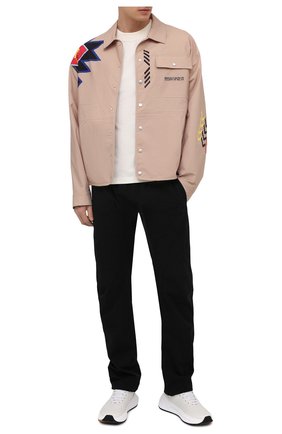 Мужская рубашка MARCELO BURLON бежевого цвета по цене 94000 руб., арт. CMEA157S21FAB002 | Фото 2 Мужская рубашка MARCELO BURLON бежевого цвета, арт. CMEA157S21FAB002 | Фото 2