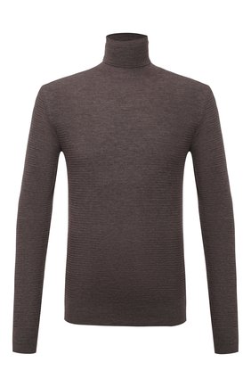 Мужской водолазка из кашемира и шелка DOLCE & GABBANA коричневого цвета по цене 83850 руб., арт. GXD59T/JBMG3 | Фото 1 Мужской водолазка из кашемира и шелка DOLCE & GABBANA коричневого цвета, арт. GXD59T/JBMG3 | Фото 1