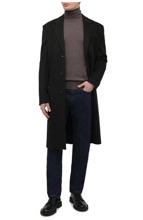 Мужской водолазка из кашемира и шелка DOLCE & GABBANA коричневого цвета по цене 83850 руб., арт. GXD59T/JBMG3 | Фото 2 Мужской водолазка из кашемира и шелка DOLCE & GABBANA коричневого цвета, арт. GXD59T/JBMG3 | Фото 2