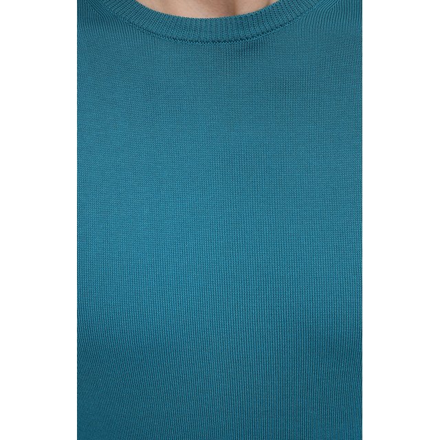 Хлопковый джемпер Daniele Fiesoli DF 0320, цвет синий, размер 50 - фото 5