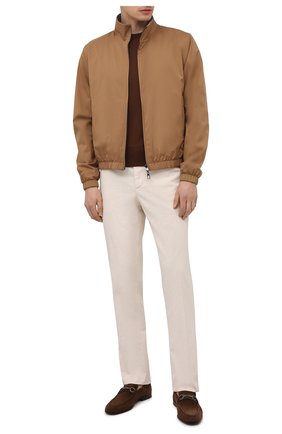Мужские замшевые лоферы CORNELIANI коричневого цвета по цене 31700 руб., арт. 87TM14-1120908 | Фото 2 Мужские замшевые лоферы CORNELIANI коричневого цвета, арт. 87TM14-1120908 | Фото 2