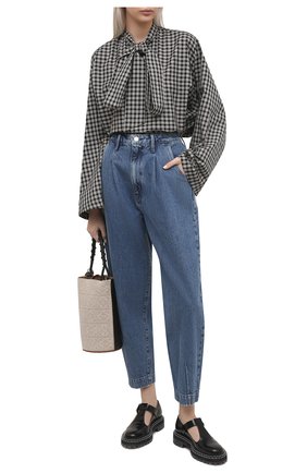Женские джинсы FRAME DENIM синего цвета по цене 33050 руб., арт. PBLP385 | Фото 2 Женские джинсы FRAME DENIM синего цвета, арт. PBLP385 | Фото 2