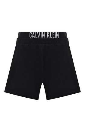 Женские хлопковые шорты CALVIN KLEIN черного цвета по цене 5460 руб., арт. KW0KW01356 | Фото 1 Женские хлопковые шорты CALVIN KLEIN черного цвета, арт. KW0KW01356 | Фото 1