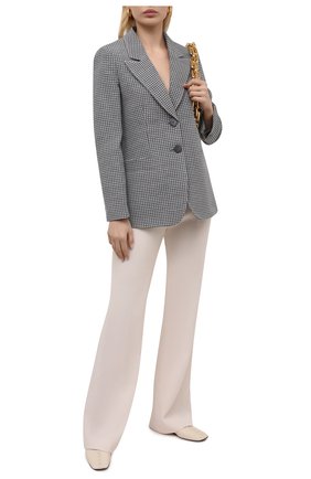 Женский льняной жакет GIORGIO ARMANI серого цвета по цене 213500 руб., арт. 1SHGG0KF/T029K | Фото 2 Женский льняной жакет GIORGIO ARMANI серого цвета, арт. 1SHGG0KF/T029K | Фото 2