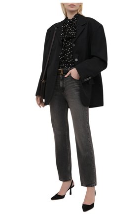 Женские замшевые туфли AQUAZZURA черного цвета по цене 52900 руб., арт. AIMMIDL0-SUE-000 | Фото 2 Женские замшевые туфли AQUAZZURA черного цвета, арт. AIMMIDL0-SUE-000 | Фото 2