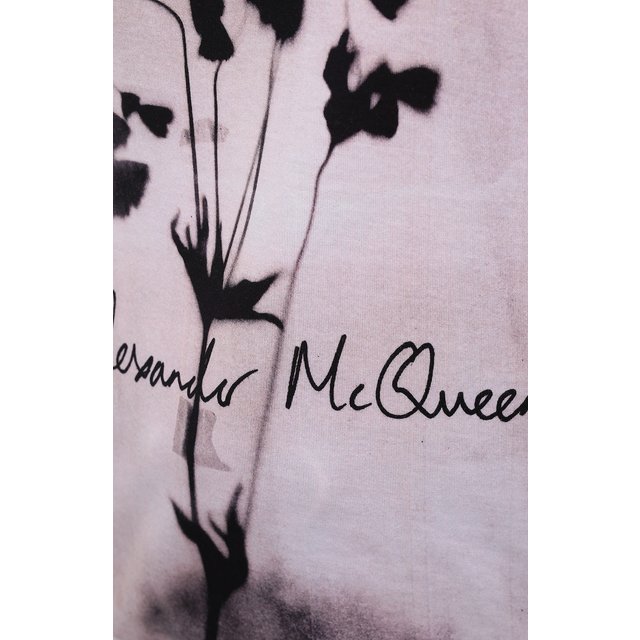 фото Хлопковая футболка alexander mcqueen