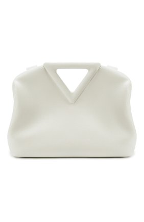 Женская сумка point medium BOTTEGA VENETA молочного цвета по цене 225500 руб., арт. 652446/VCP40 | Фото 1