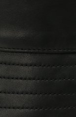 Женская кожаная панама BATS черного цвета, арт. FW20/Z_010 | Фото 3 (Материал: Натуральная кожа)