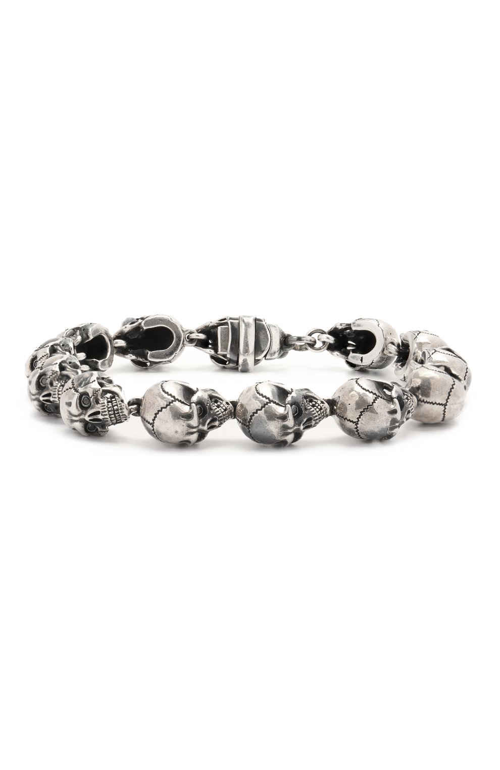 Женский браслет черепа GL JEWELRY серебряного цвета, арт. GL400012-S97-429 | Фото 1 (Материал: Серебро)