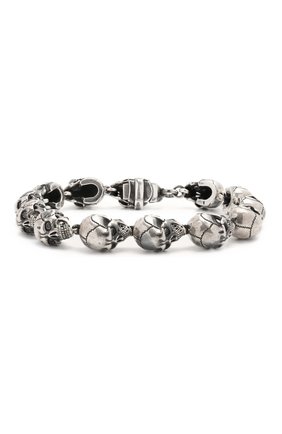 Женский браслет черепа GL JEWELRY серебряного цвета по цене 51480 руб., арт. GL400012-S97-429 | Фото 1 Женский браслет черепа GL JEWELRY серебряного цвета, арт. GL400012-S97-429 | Фото 1