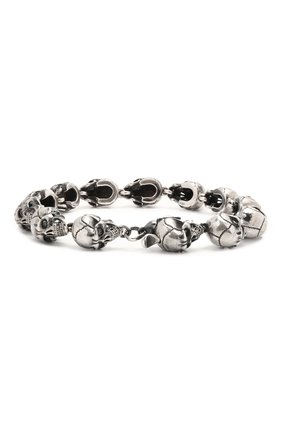 Женский браслет черепа GL JEWELRY серебряного цвета по цене 51480 руб., арт. GL400012-S97-429 | Фото 2 Женский браслет черепа GL JEWELRY серебряного цвета, арт. GL400012-S97-429 | Фото 2
